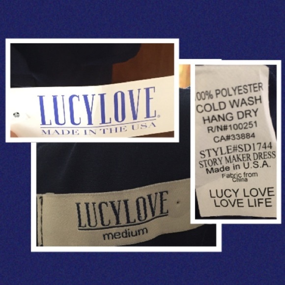 Lucy Love Navy Blue Spaghetti Strap Dress - Picture 8 of 8